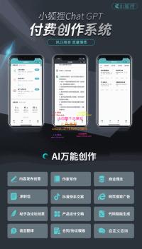 小狐狸ai3.1.2版本源码无授权版本