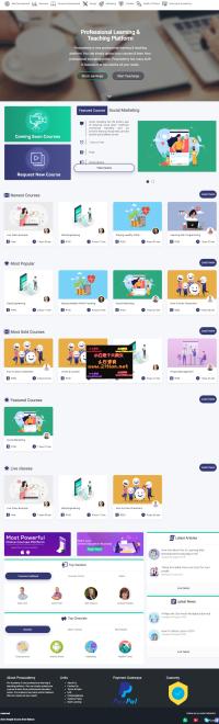 PHP国外在线教育系统源码/在线课程系统源码/直播课程系统源码/在线教育市场源码