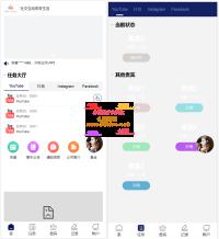 海外YouTube视频点赞刷单悬赏任务投资理财源码/tiktok国际版刷单理财资金盘