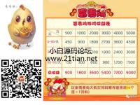 一文鸡富贵鸡玫瑰庄园农场果园富农场源码仿皮皮果理财农场/红包/投资/赚钱