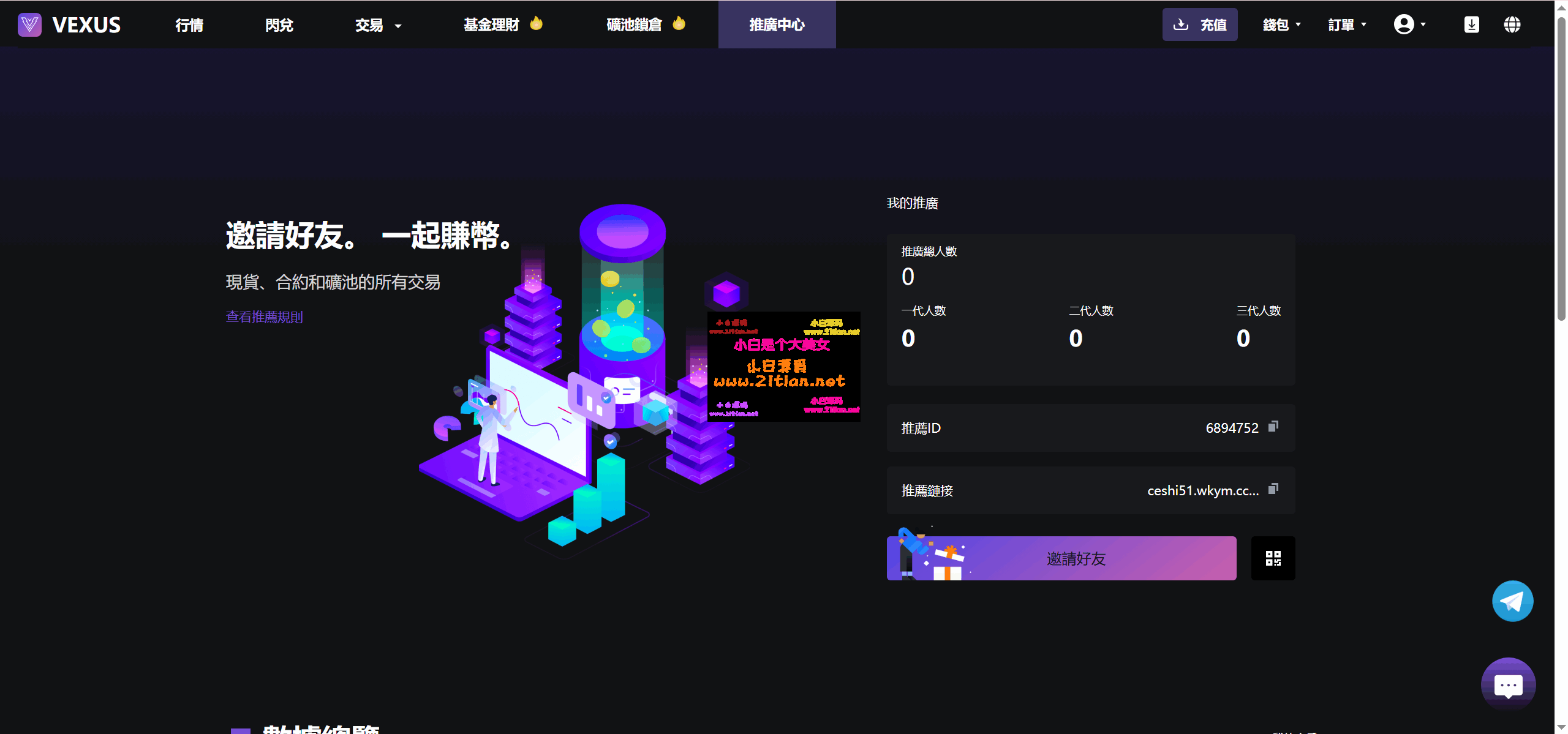 图片[3]-【Vexus多语言虚拟货币交易所】Java后端+Vue前端｜支持模拟账户/现货/永续合约/交割合约/基金交易-源码天堂