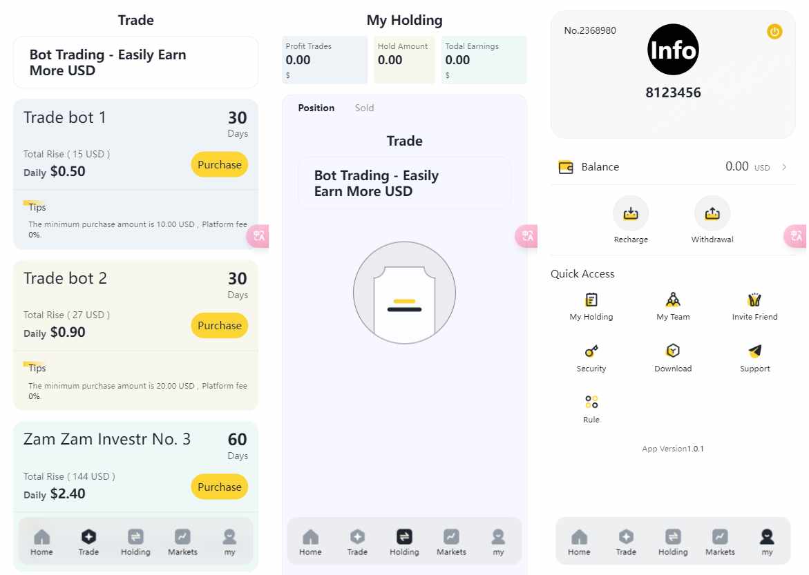 【海外版AI量化区块链系统源码】UI精美|智能量化交易|多链支持|附完整文档-源码天堂