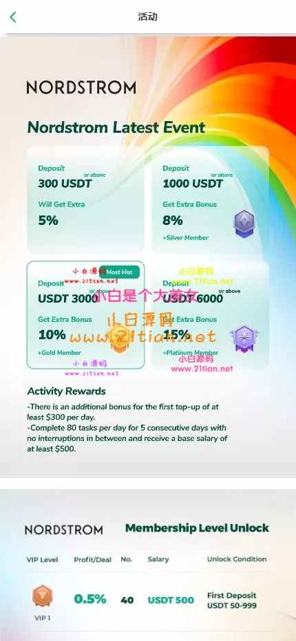 图片[3]-【白色二开多语言刷单系统源码】支持10种语言｜抢单+连单+独立佣金｜UI精美流畅-源码天堂