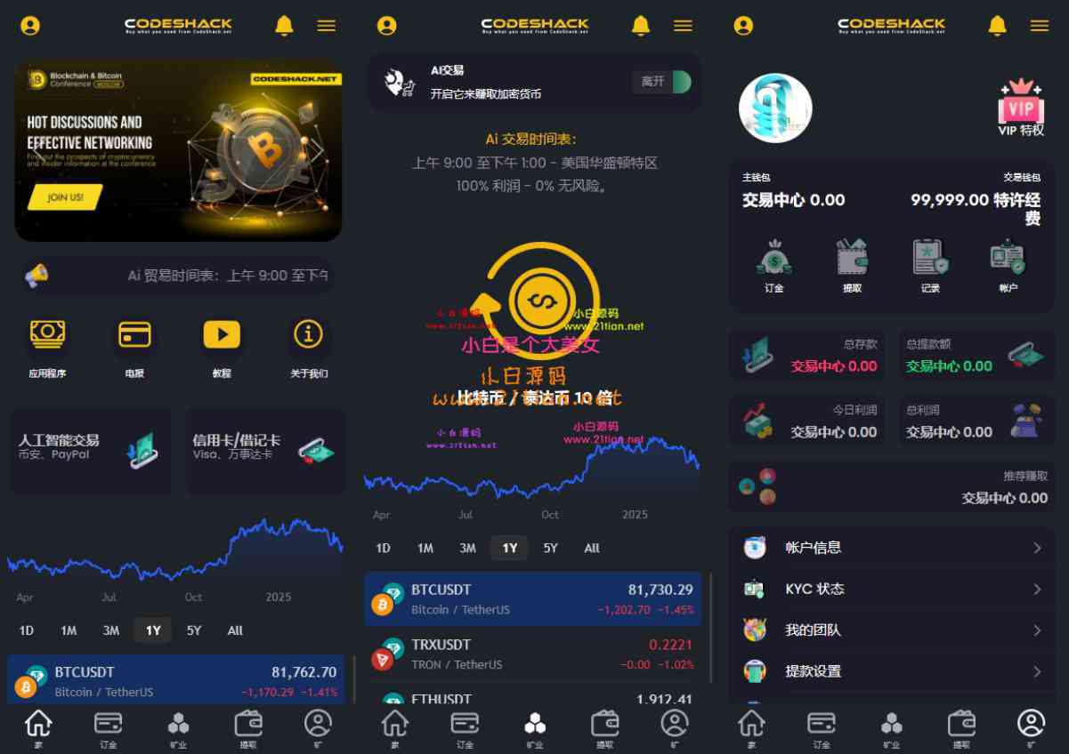 图片[2]-【AI量化投资+区块链交易所】海外版理财交易系统源码｜附教程｜互联网转载资源-源码天堂