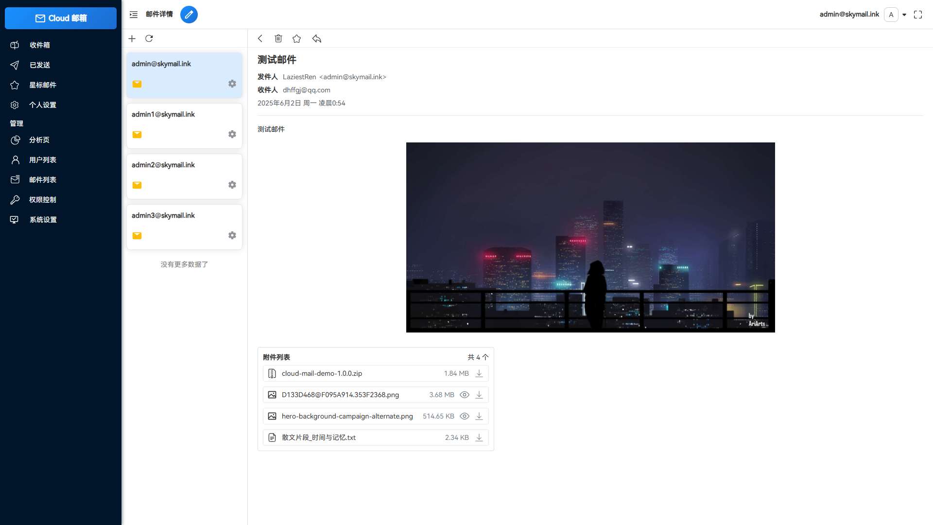图片[6]-邮件服务系统源码 | 支持TG通知及多域名邮箱 | 基于Cloudflare Workers-源码天堂