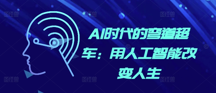 AI时代的弯道超车：用人工智能改变人生-源码天堂