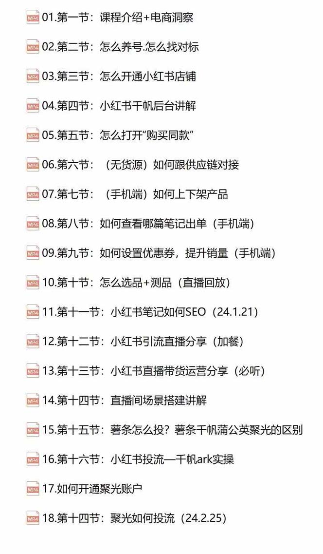 小红书快速赚钱电商特训营：用简单方式通过小红书快速变现！-源码天堂