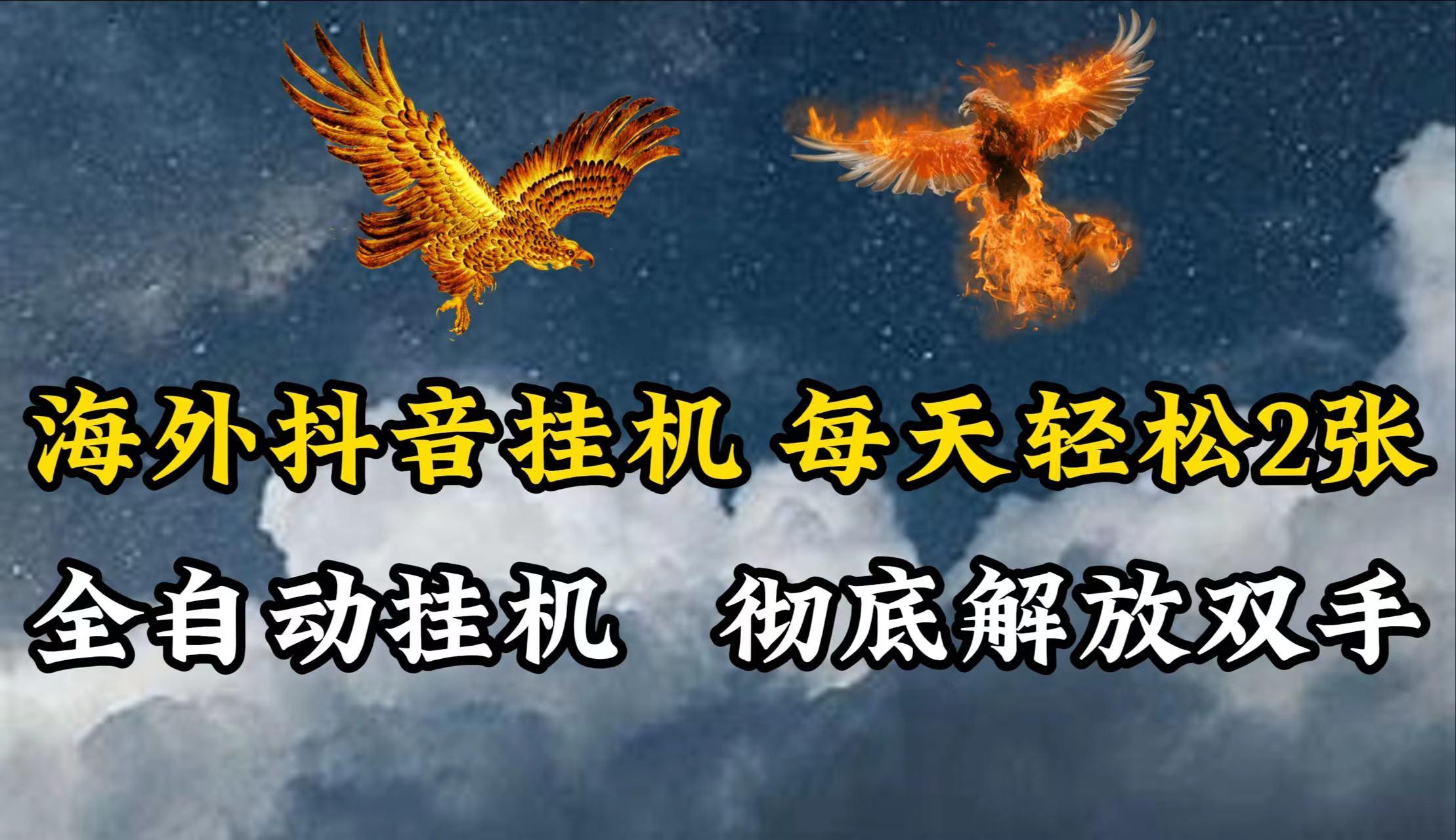 海外抖音挂机，每天轻松2张，全自动挂机，彻底解放双手！-源码天堂