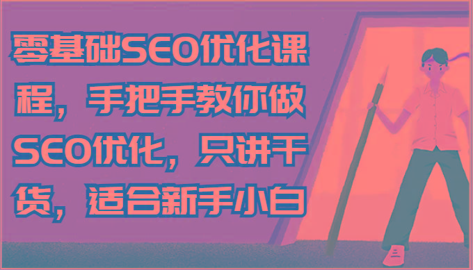 零基础SEO优化课程，手把手教你做SEO优化，只讲干货，适合新手小白-源码天堂