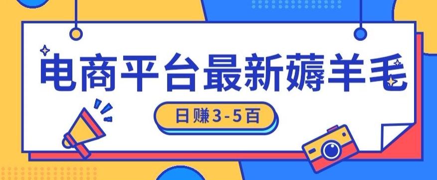 日赚300-500的电商平台薅羊毛新玩法，可重复操作，小白也可简单上手-源码天堂