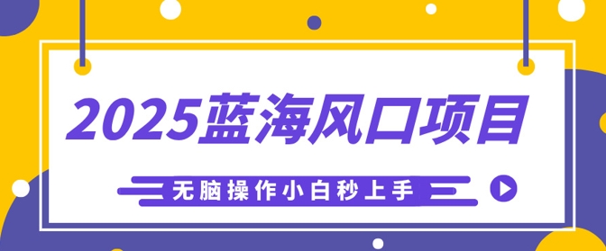2025蓝海风口项目，利用AI工具一键生成儿童益智早教视频，无脑操作小白秒上手，轻松日入5张-源码天堂