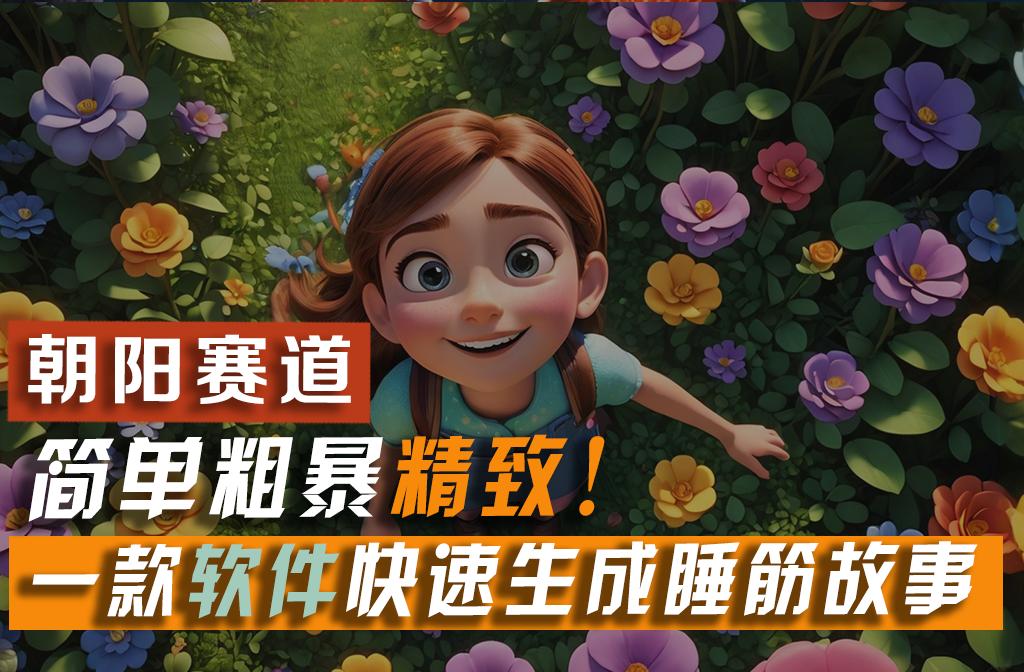 利用一款软件5分钟一条爆款睡筋故事，简单粗暴精致！小白月入2w+-源码天堂