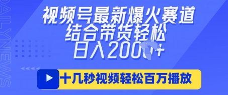 视频号最新爆火ai民国美女视频，轻松百万播放，结合带货日入数张-源码天堂