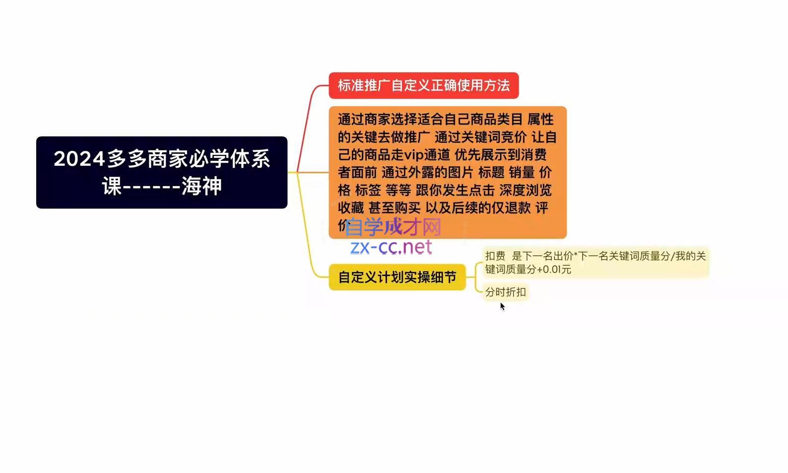 海神老师·拼多多运营必学体系课-源码天堂