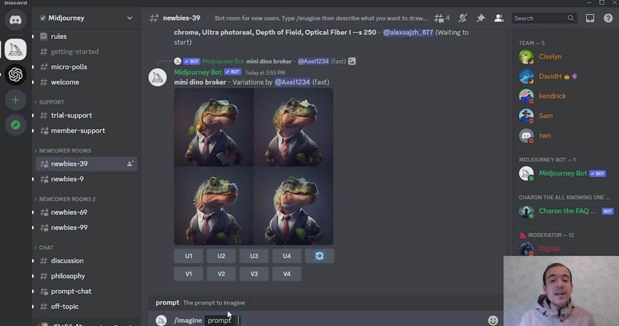 图片[1]-Midjourney 精通教程-使用Midjourney AI创建美丽艺术图像-36节课-中英字幕-源码天堂