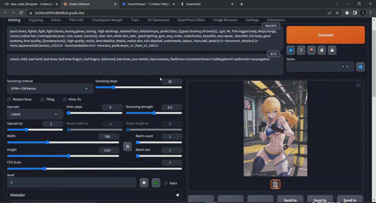图片[4]-利用Stable Diffusion创建动漫艺术图像使用AI绘画赚钱-中英字幕-源码天堂