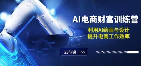AI电商-财富训练营：利用AI绘画与设计，提升电商工作效率(23节课)-源码天堂