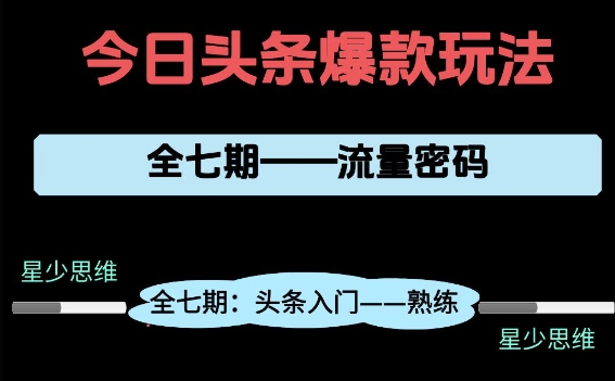 头条系列全七期项目拆解，全是干货，新手从0-1必经过程，99的人会踩的坑-源码天堂