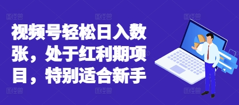 视频号轻松日入数张，处于红利期项目，特别适合新手-源码天堂