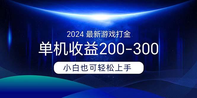 2024最新游戏打金单机收益200-300-源码天堂