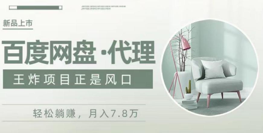 度盘代理，月入7w保姆级全方位教程-源码天堂