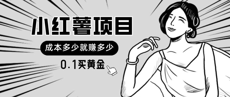 小红薯暴力项目，0.1买黄金。操作简单，日入无上限，可无限扩大。-源码天堂