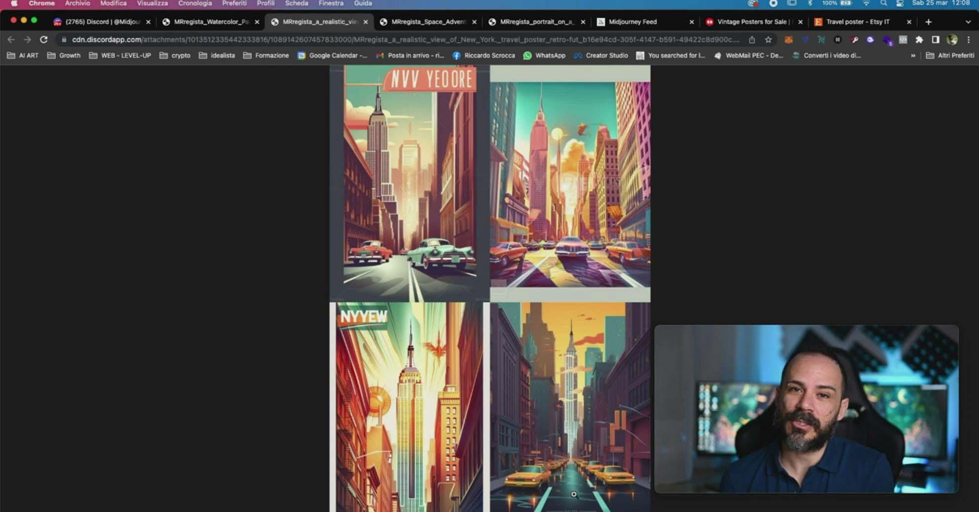 图片[10]-Midjourney AI人工智能创建和销售令人惊叹的海报教程-10节课-中英字幕-源码天堂