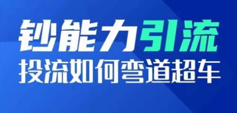 钞能力引流：投流如何弯道超车，投流系数及增长方法，创造爆款短视频-源码天堂