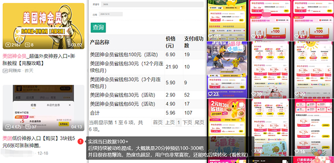 美团神券/神会员_入门级教程，外卖券膨胀推广项目【蓝海市场攻略】-源码天堂