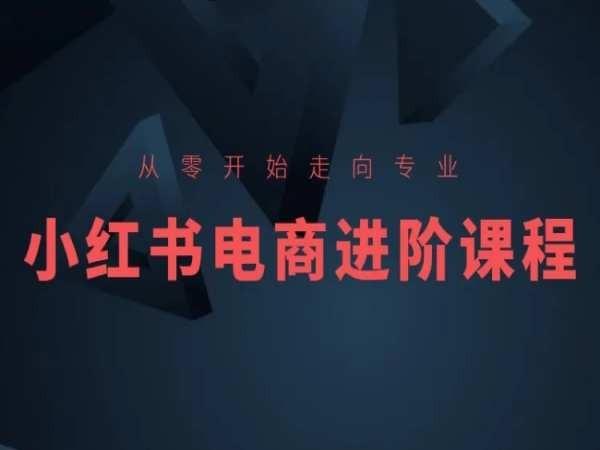 从零开始走向专业，小红书电商进阶课程-源码天堂