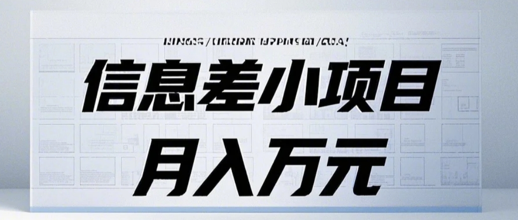 信息差小项目：国内外视频代下载，项目操作简单零成本零门槛月入过万-源码天堂