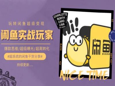 手把手教你0到1系统玩转闲鱼变现，爆款思维/超级曝光/超高转化-源码天堂