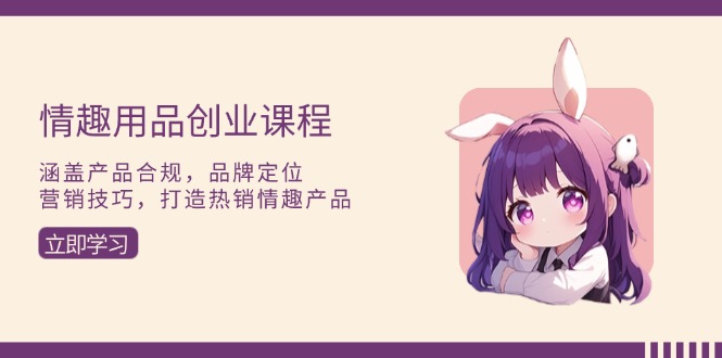 情趣用品创业课程：涵盖产品合规，品牌定位，营销技巧，打造热销情趣产品-源码天堂