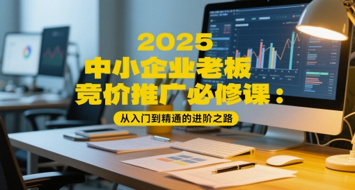 2025中小企业老板竞价推广必修课：从入门到精通的进阶之路-源码天堂