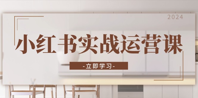 小红书实战运营课：从开通店铺到直播话术，打造爆款笔记与高效直播-源码天堂