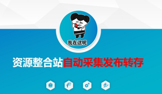资源整合站自动采集发布转存，解放双手-源码天堂