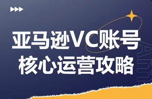 亚马逊VC账号核心玩法解析，实战经验拆解产品模块运营技巧，提升店铺GMV，有效提升运营利润-源码天堂