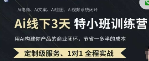 AI实操培训第20-21期线下，0基础保姆级教程，3月最新整理，企业获客、降本增效、打造超级个体-源码天堂