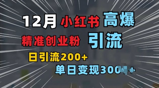 小红书一张图片“引爆”创业粉，单日+200+精准创业粉 可筛选付费意识创业粉【揭秘】-源码天堂