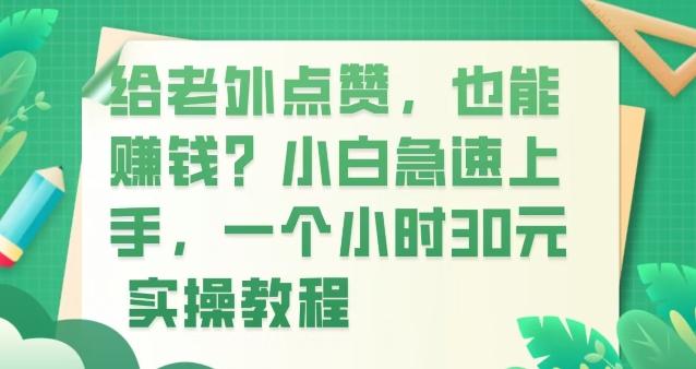 给老外点赞，也能赚钱？小白急速上手，实操教程-源码天堂