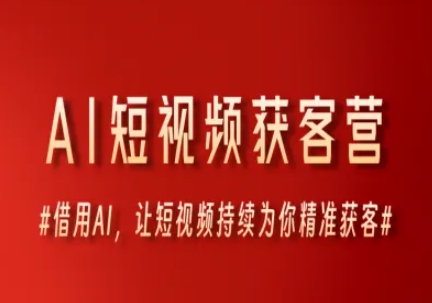 AI短视频获客营，借用AI，让短视频持续为你精准获客-源码天堂