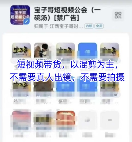宝子哥头部团队短视频带货，以混剪为主，不需要真人出镜，不需要拍摄【更新】-源码天堂