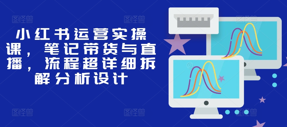 小红书运营实操课，笔记带货与直播，流程超详细拆解分析设计-源码天堂