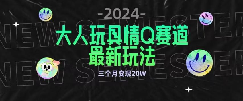 全新大人玩具情Q赛道合规新玩法，公转私域不封号流量多渠道变现，三个月变现20W【揭秘】-源码天堂